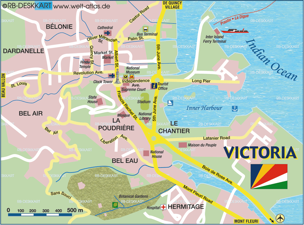 Seychelles Map